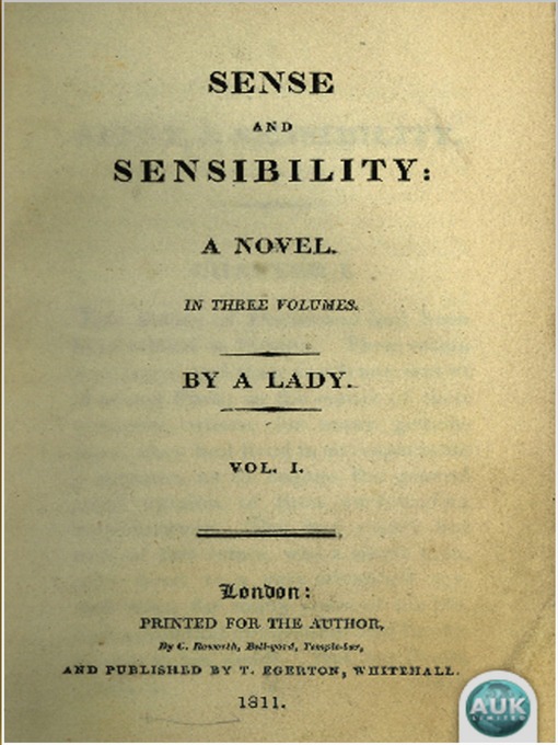 Upplýsingar um Sense and Sensibility eftir Jane Austen - Til útláns